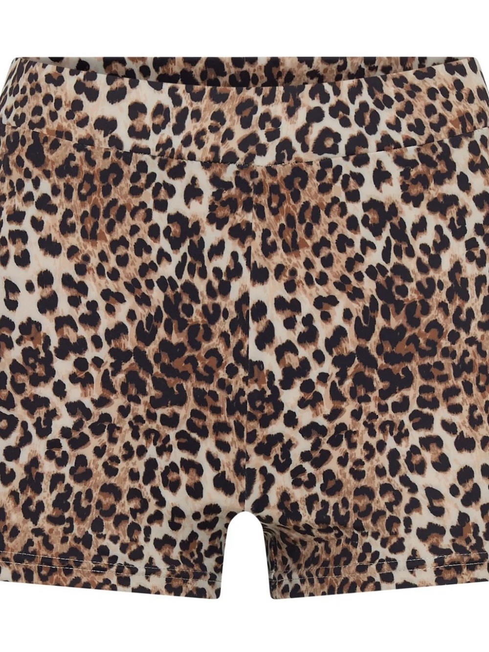 White Fox Leopard Print Shorts - Picture 3 of 8